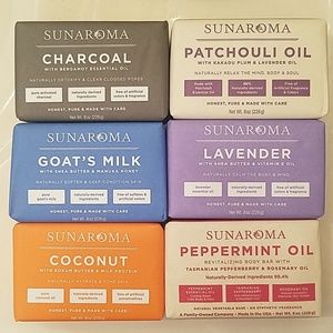 Sunaroma Bar Soap Combo Set, 8 oz Bars  4 pack